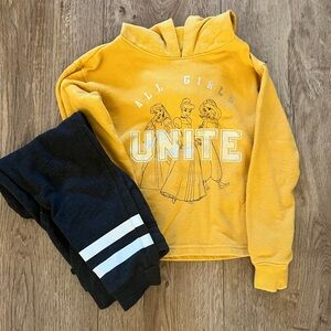Disney Girls Hoodie and Jogger Set Size 6X Girls Disney Princess